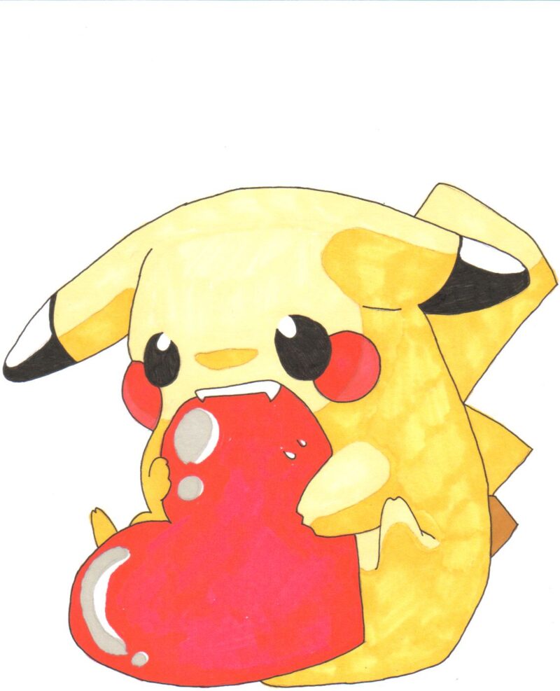 Ảnh chibi pikachu cute dễ thương-ảnh 10