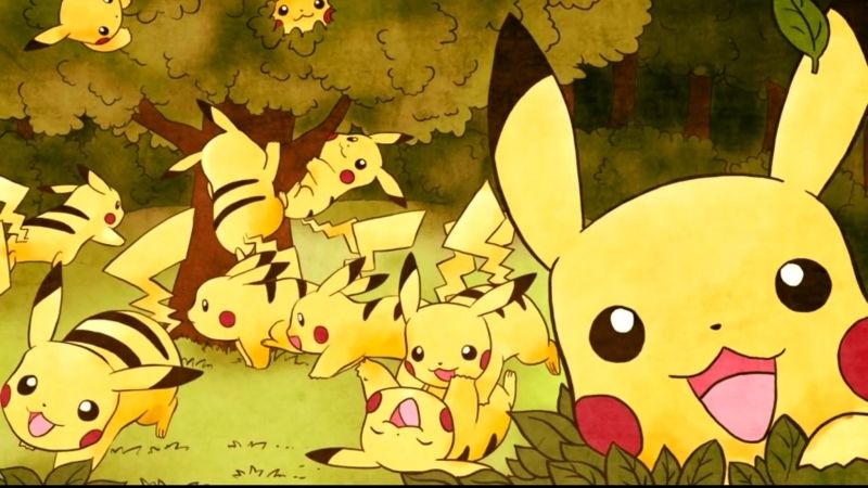 Chibi ảnh Pikachu cute dễ thương nhất