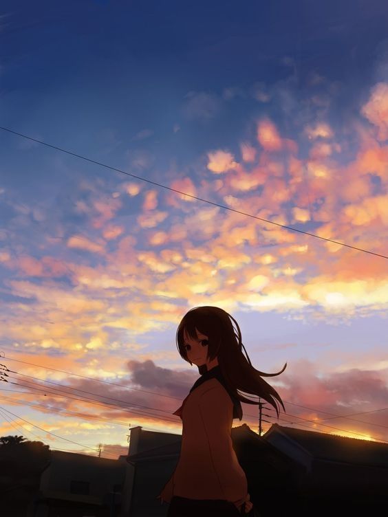 Avatar cô đơn nữ anime 20