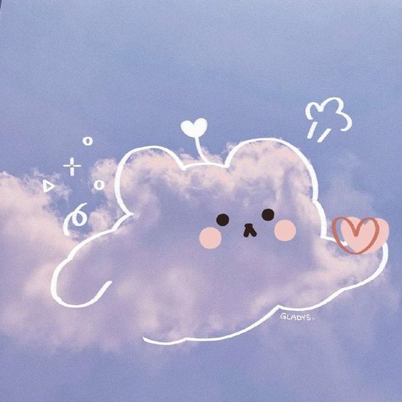 Avatar dễ thương ảnh mây cute 1