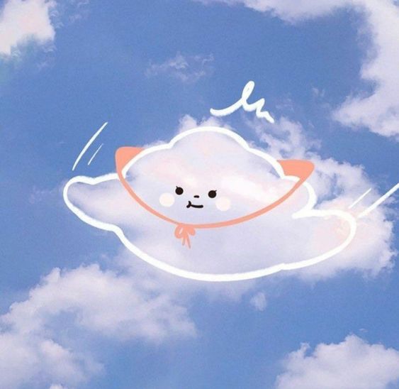 Avatar dễ thương ảnh mây cute 6