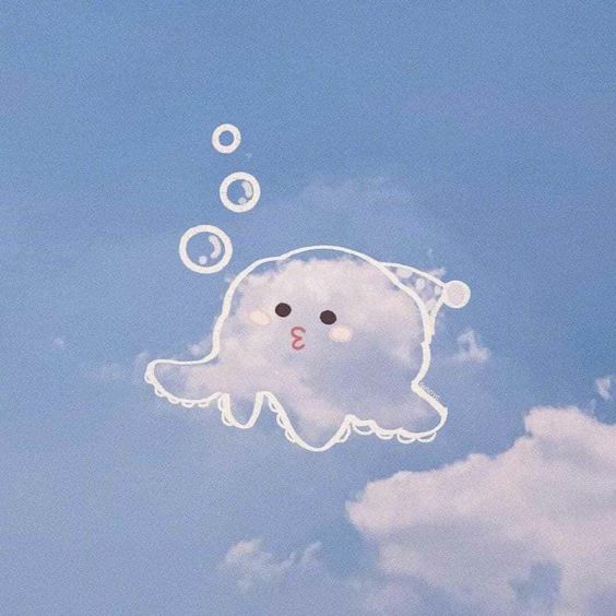 Avatar dễ thương ảnh mây cute 7