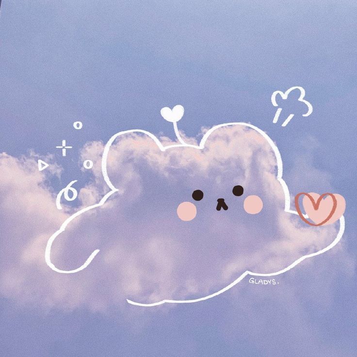 Avatar dễ thương ảnh mây cute 8