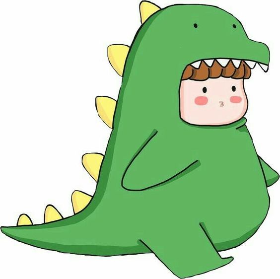 Chibi avatar hình nền khủng long cute ff 2