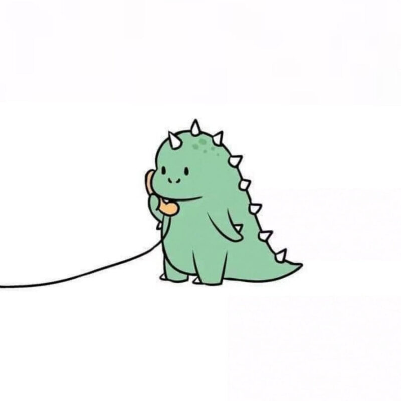 Avatar hình nền khủng long cute ff 20