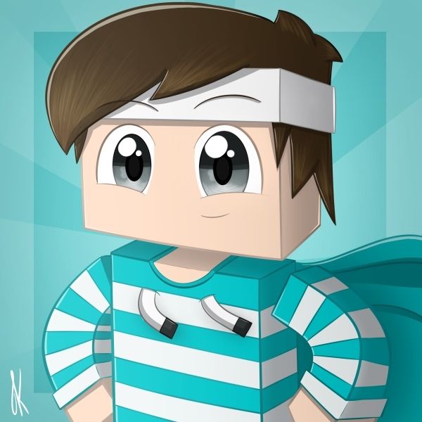 Hình ảnh avatar Minecraft, phong cách pixel đầy ấn tượng.