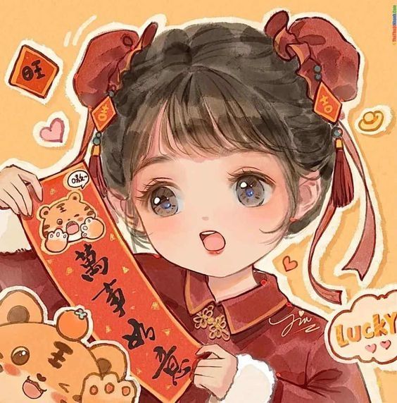 Avatar tết cute 31