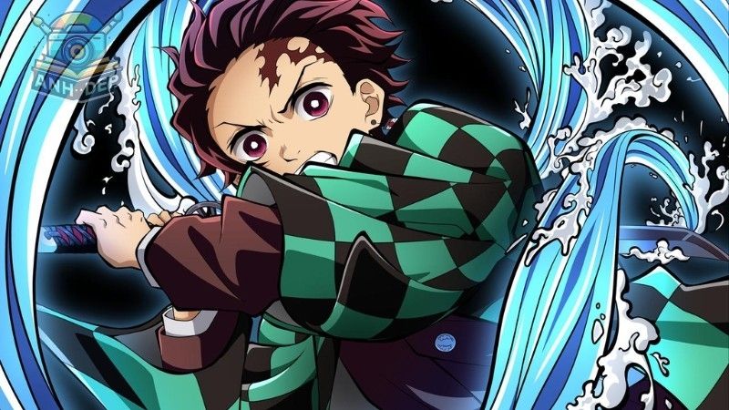 Ảnh Kimetsu Yaiba chibi của Zenitsu và Inosuke cãi nhau hài hước