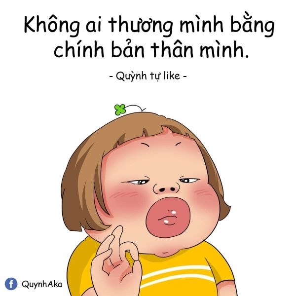 Chibi meme hài hước với ánh mắt lém lỉnh