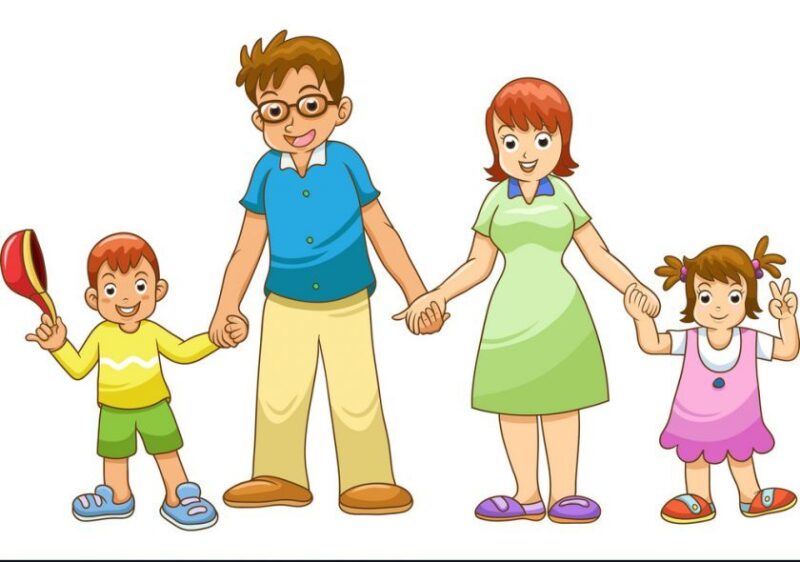 Anh chibi hoạt hình gia đình hạnh phúc sinh hoạt-ảnh 9