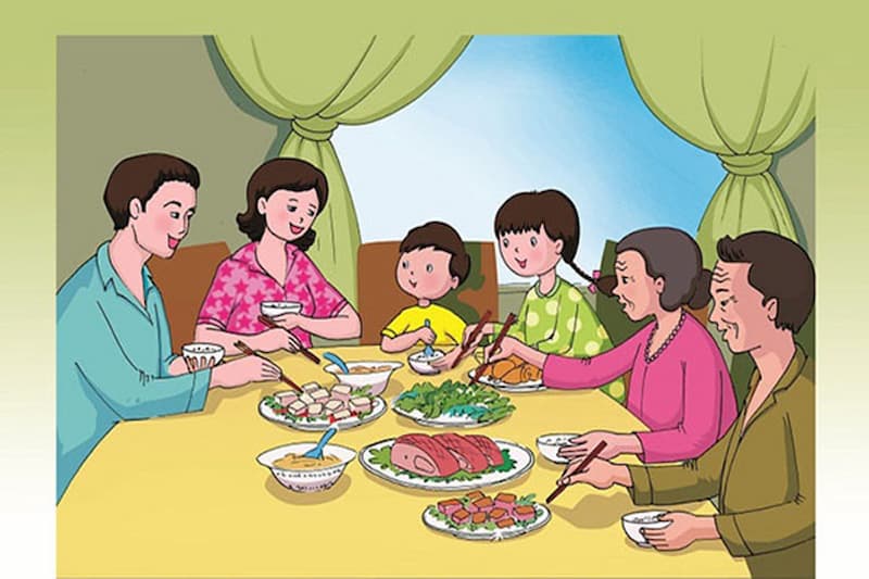 Anh chibi hoạt hình gia đình hạnh phúc vui nhộn-ảnh 5