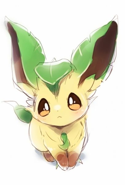 Chibi ảnh Pokemon cute của Togepi chơi đùa trên bãi cỏ