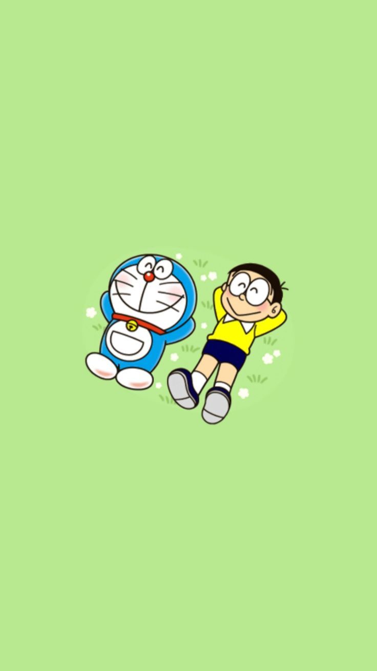 Hình nền Doraemon cute cho điện thoại2