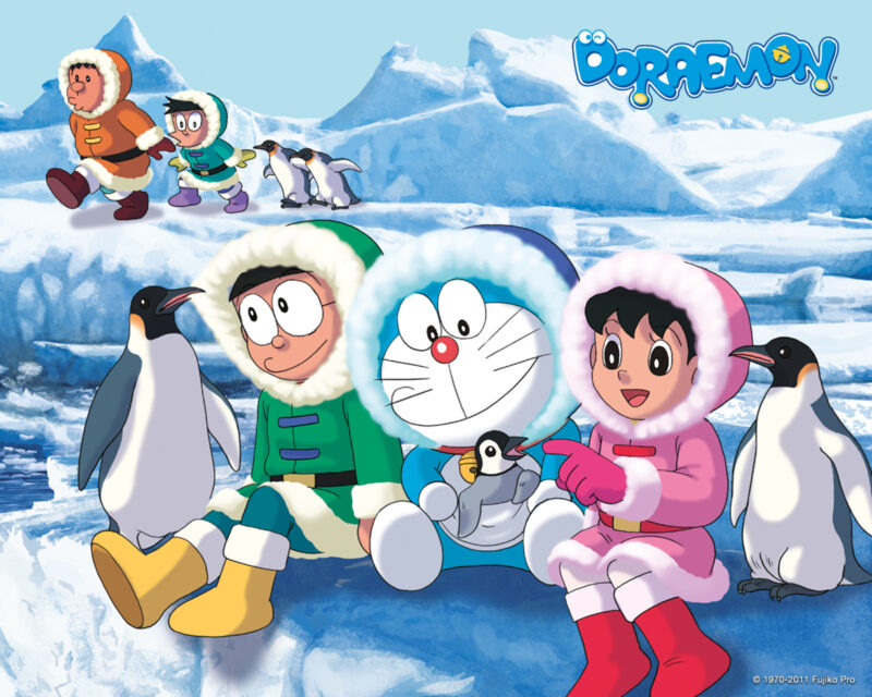 Hình nền Doraemon cute cho laptop-ảnh 1