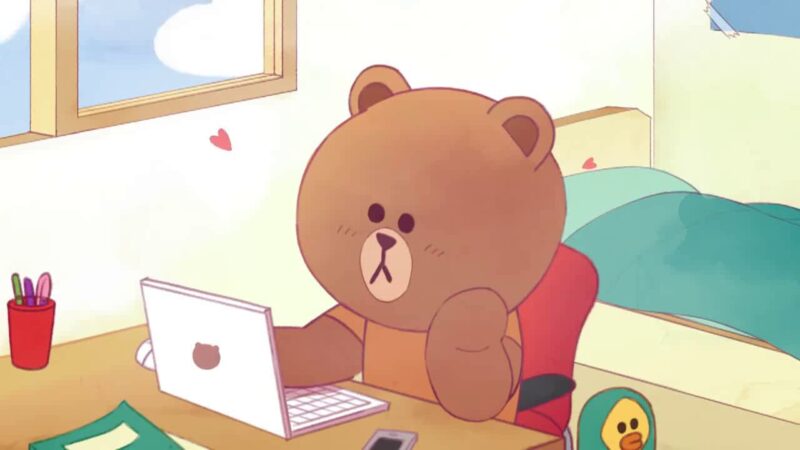 Hình nền gấu cute cho máy tính 15