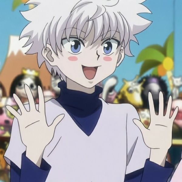 Killua avatar cute, thể hiện nét đáng yêu của sát thủ trẻ tuổi.