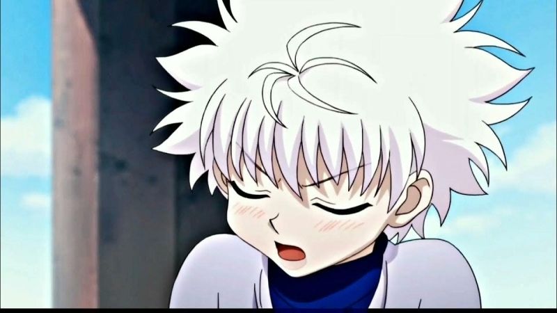 Avatar Killua với ánh mắt lôi cuốn, biểu tượng của sức mạnh.