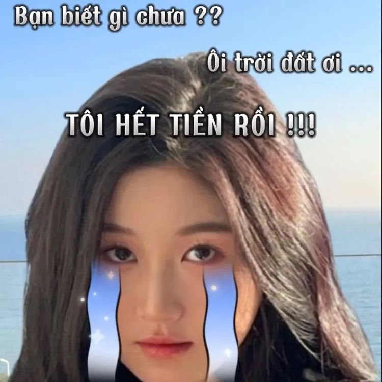 meme hết tiền 8