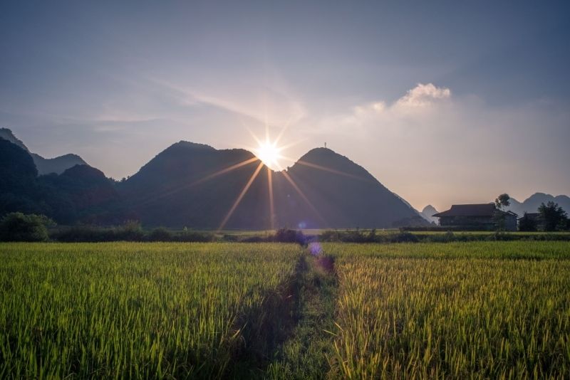 Phong cảnh bình minh 2