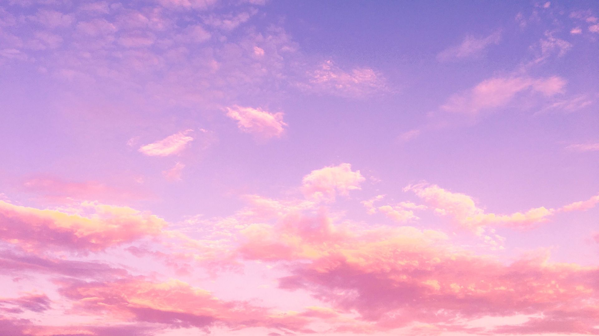 Phong cảnh đám mây màu hồng lãng mạn 10