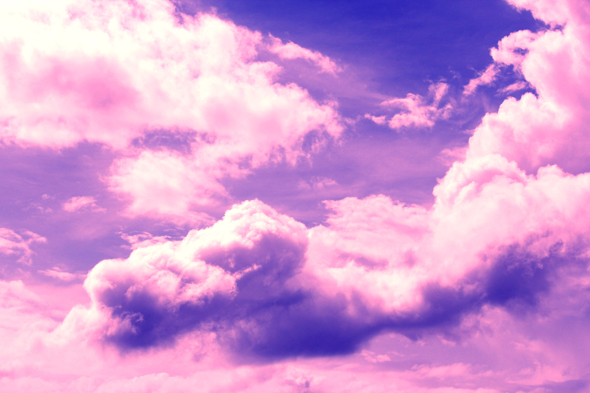 Phong cảnh đám mây màu hồng lãng mạn 11