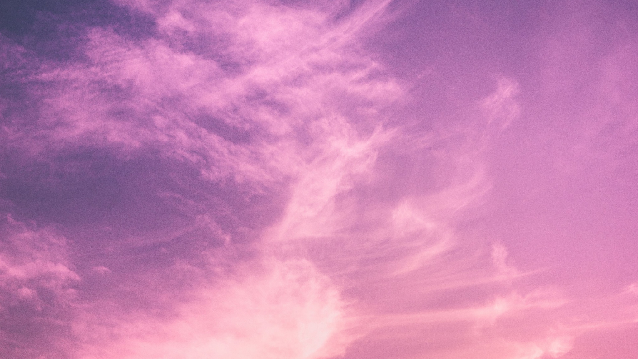 Phong cảnh đám mây màu hồng lãng mạn 14