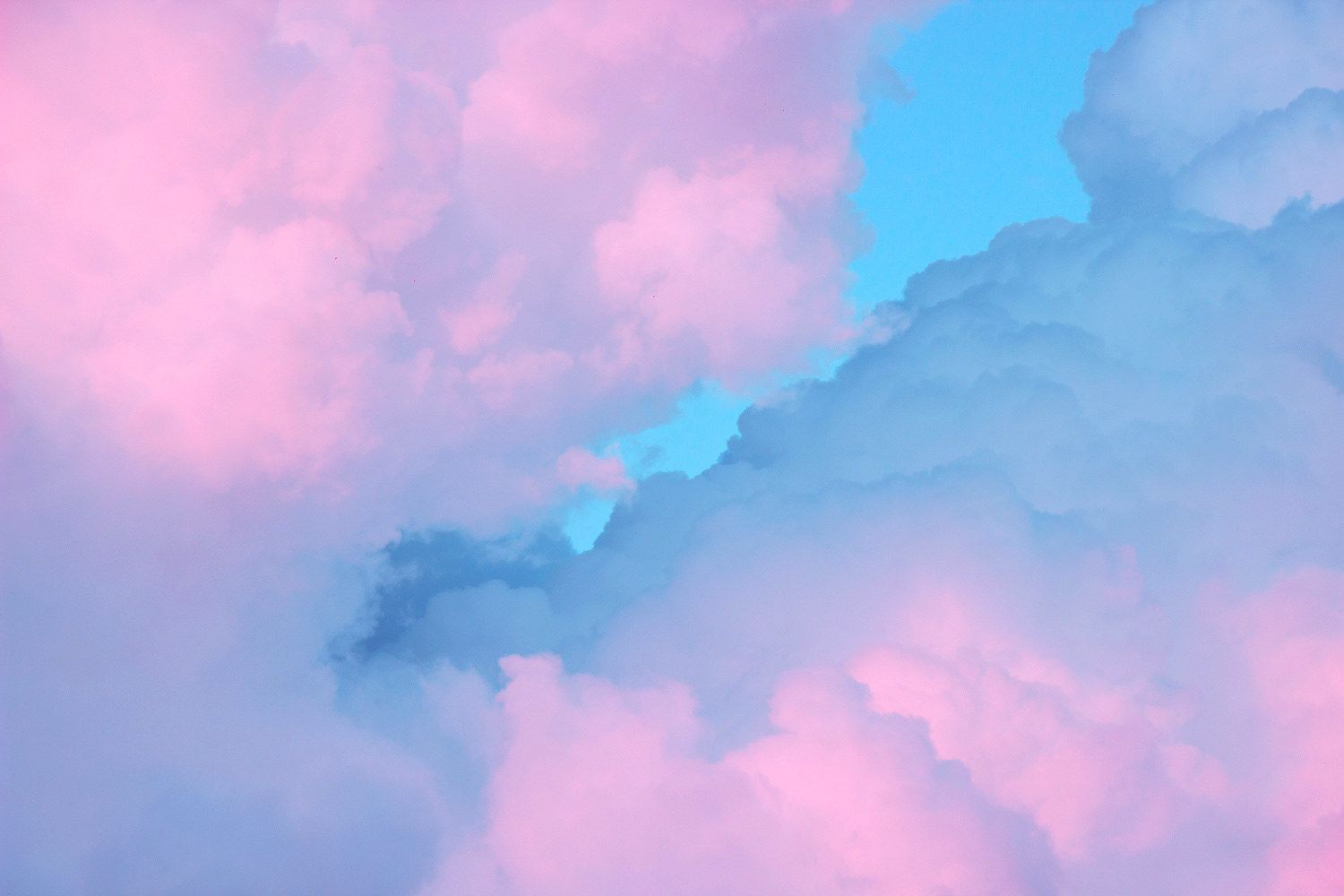 Phong cảnh đám mây màu hồng lãng mạn 33