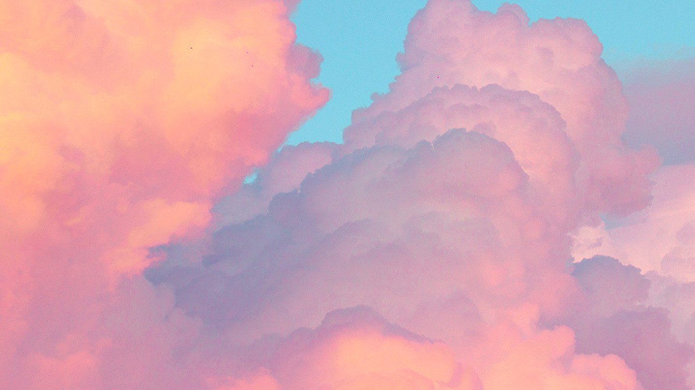 Phong cảnh đám mây màu hồng lãng mạn 48