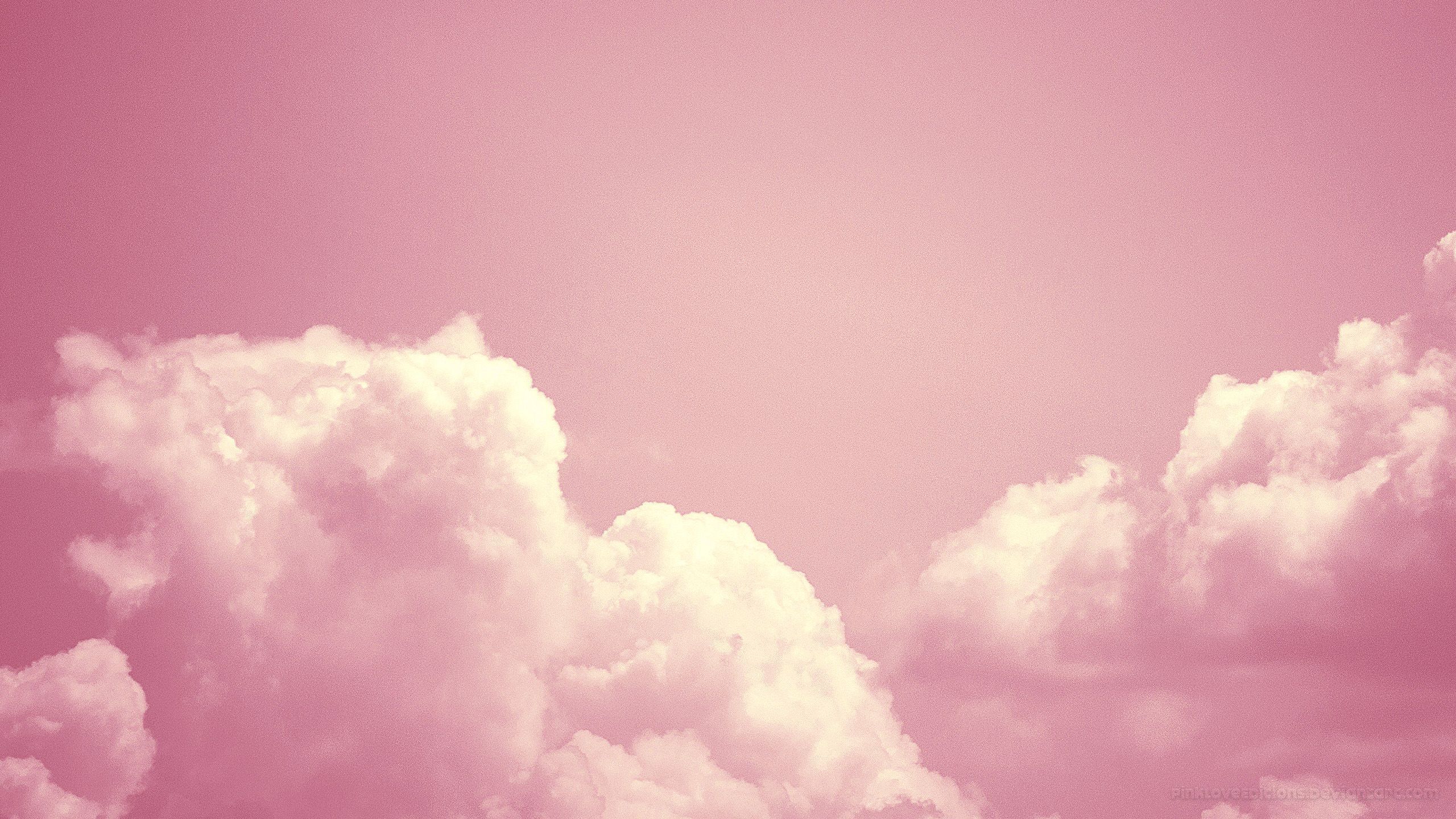 Phong cảnh đám mây màu hồng lãng mạn 49