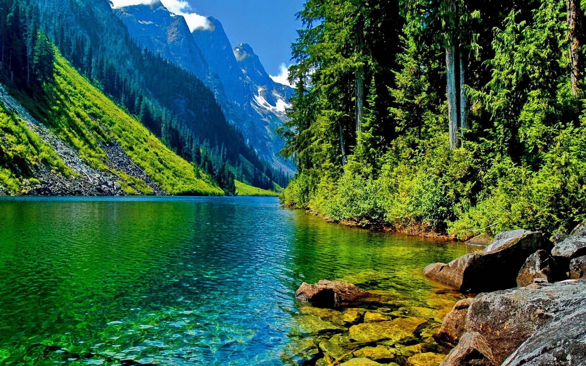 Phong cảnh hồ nước trong xanh 49