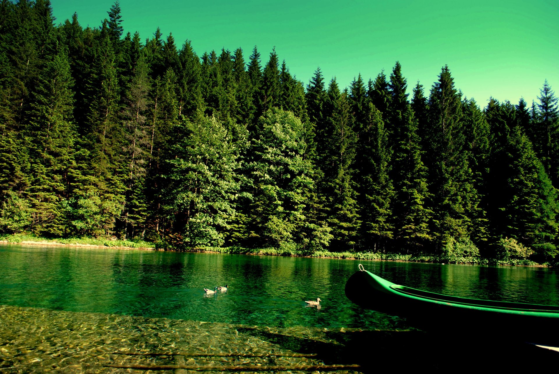Phong cảnh hồ xanh ngọc bích 35