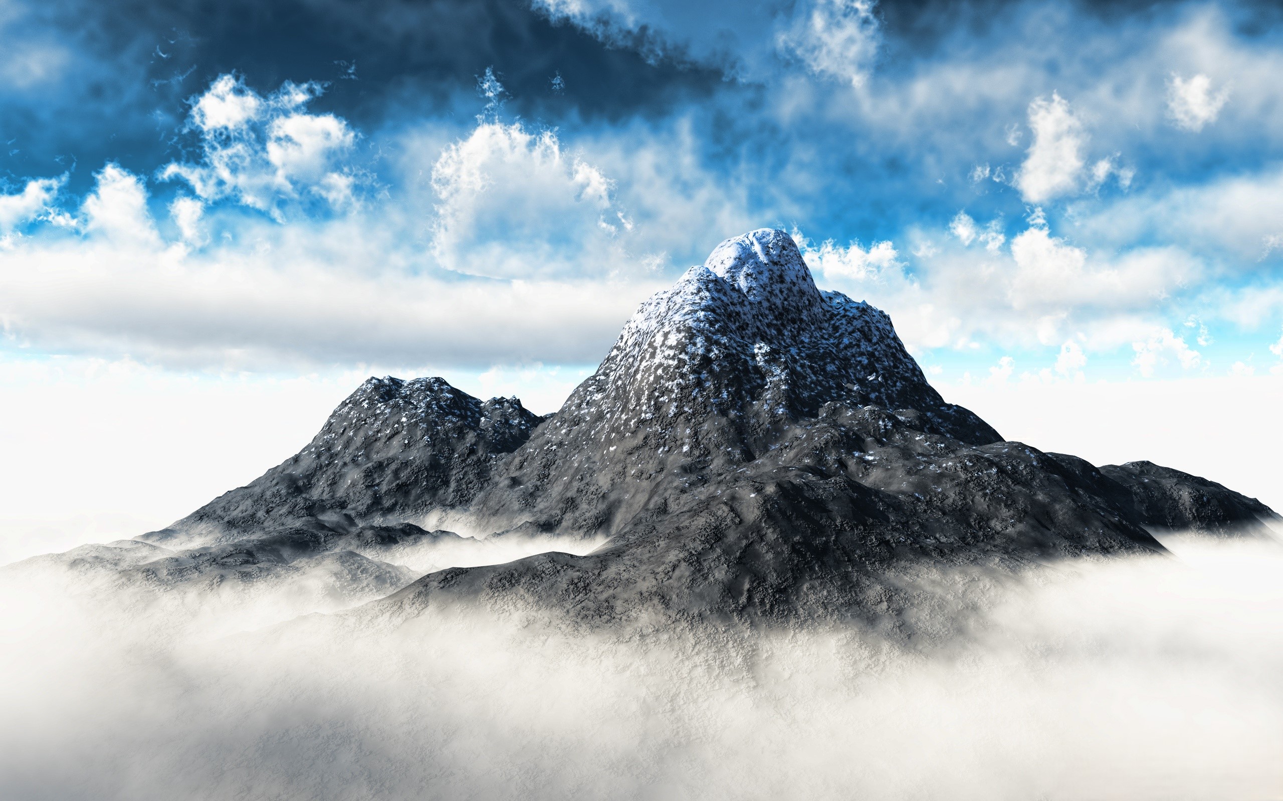 Phong cảnh đám mây lơ lửng trên đỉnh núi 12