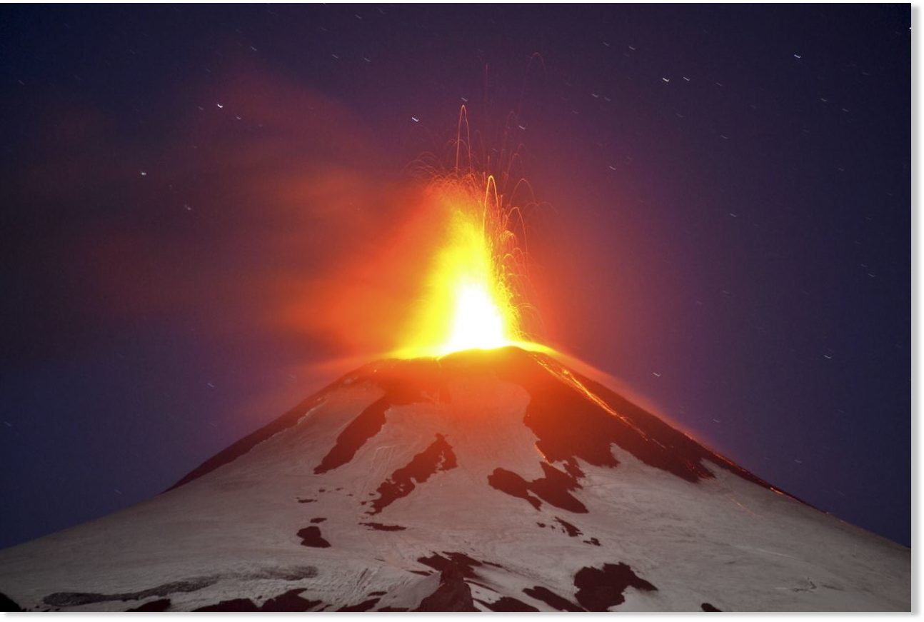 Phong cảnh núi lửa hoạt động 19