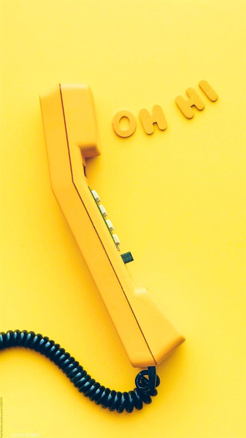 Hình nền màu vàng cho điện thoại 18