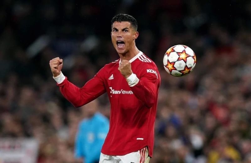 Hình ảnh Ronaldo ăn mừng chiến thắng
11