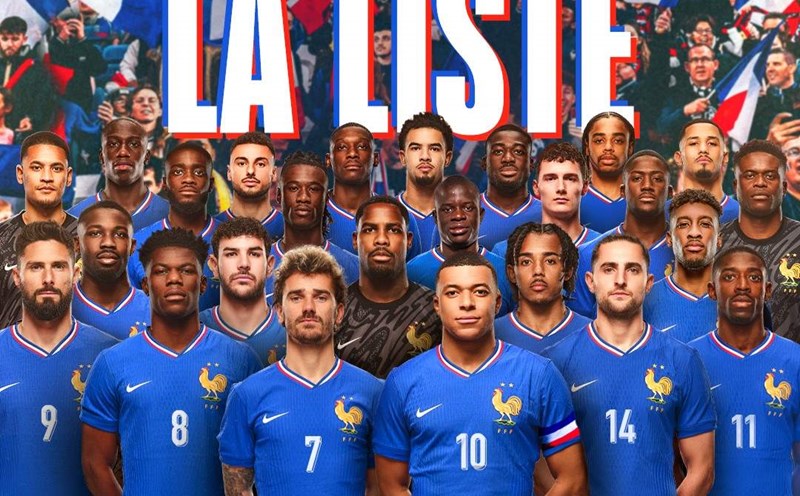 Hình ảnh các cầu thủ Pháp 1