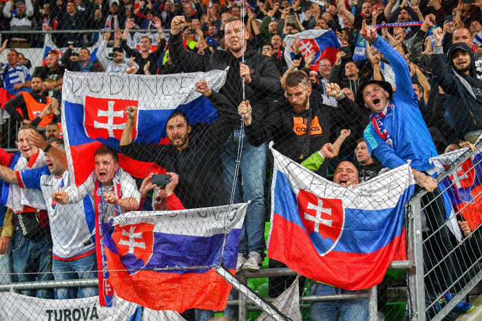 Ảnh sân vận động và cổ động viên đội tuyển Slovakia 3