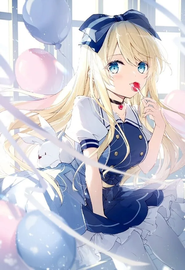 Hình ảnh anime girl mlem tỏa sáng với vẻ đẹp ngọt ngào