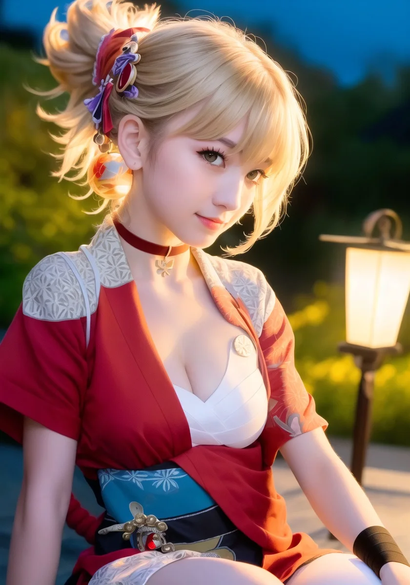 Ảnh gái cosplay mang nét đẹp nghệ thuật sống động.