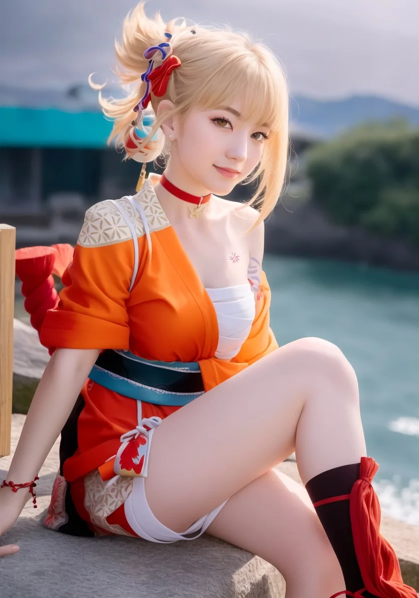 Ảnh gái cosplay hầu gái đầy sự dễ thương.