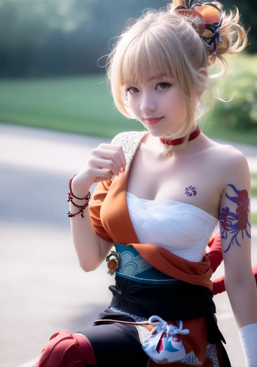 Ảnh gái cosplay hầu gái dễ thương và thu hút.