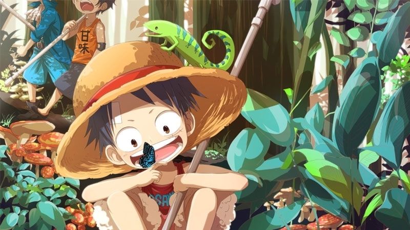 ảnh Luffy lúc nhỏ 33