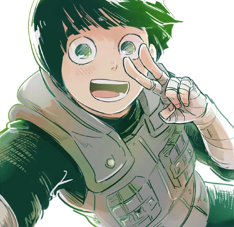 Bộ sưu tập hình ảnh Rock Lee đẹp nhất 11