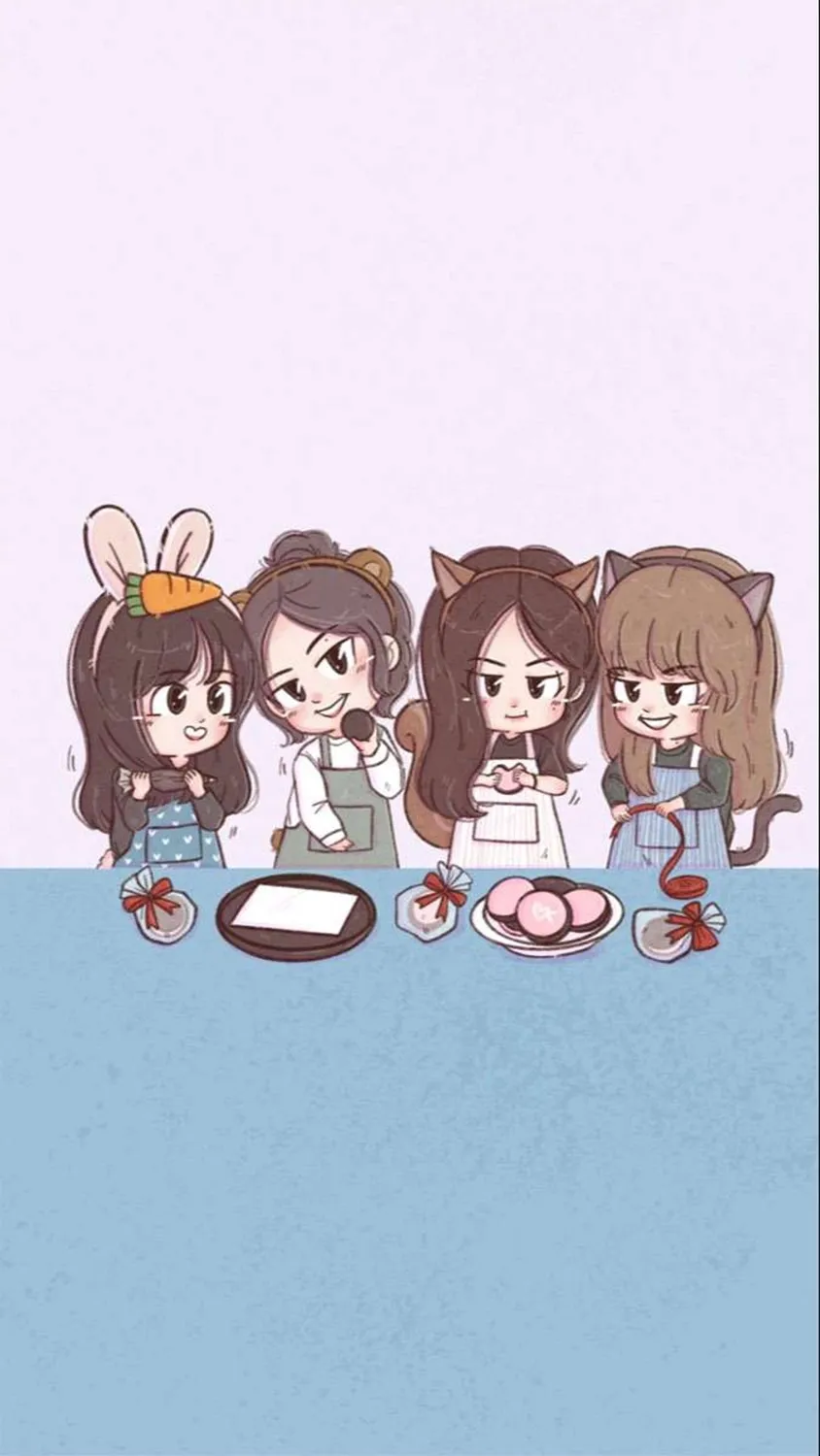 ảnh chibi Blackpink 18