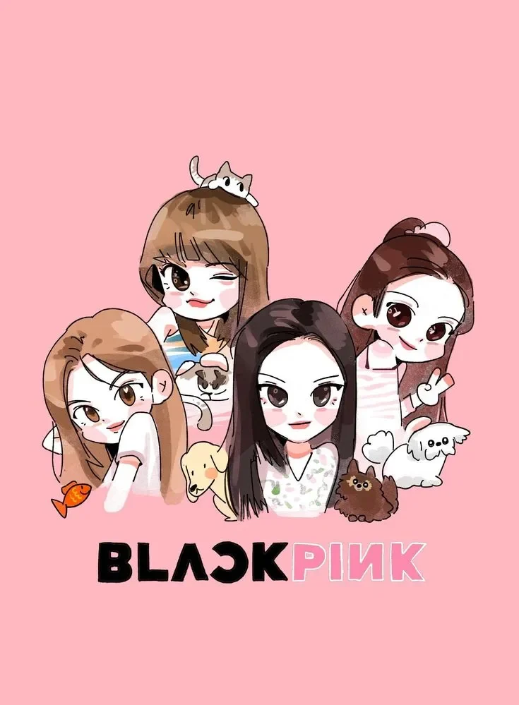 ảnh chibi Blackpink 20