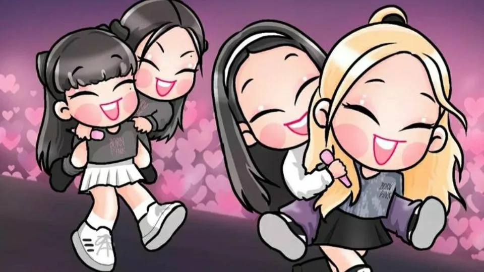 ảnh chibi Blackpink 22