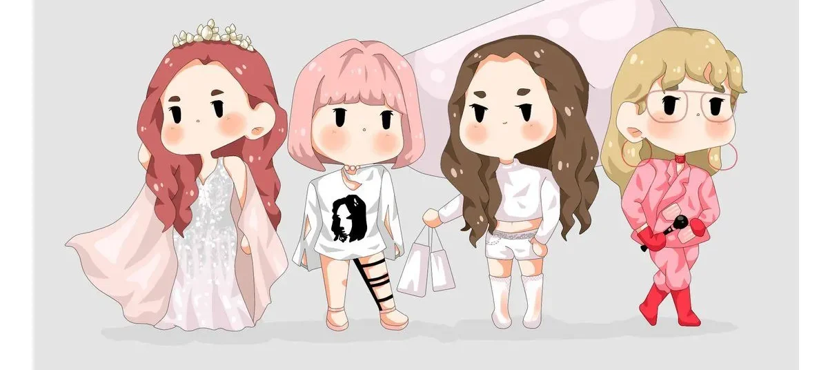 ảnh chibi Blackpink 25