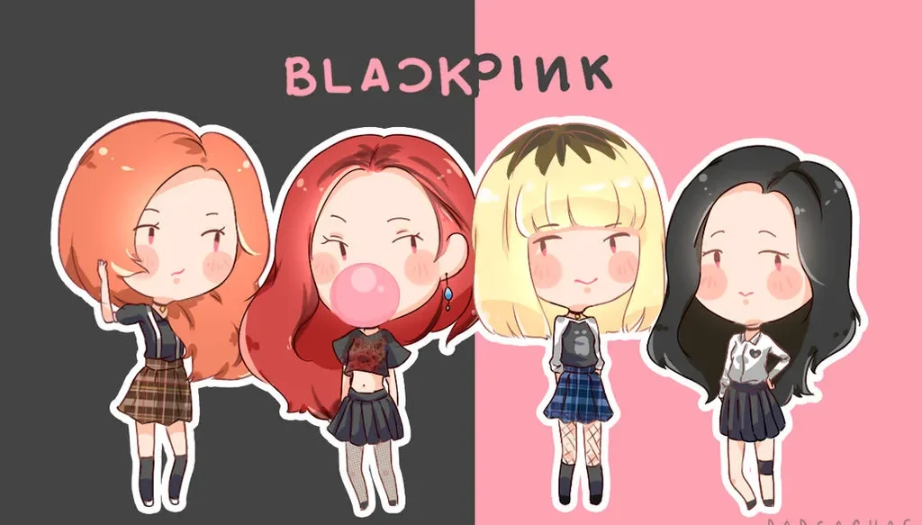 ảnh chibi Blackpink 26