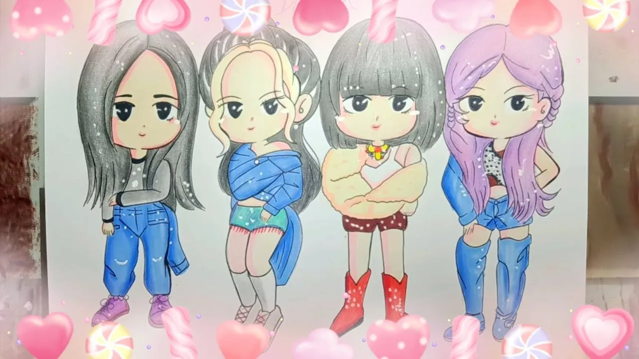 ảnh chibi Blackpink 28