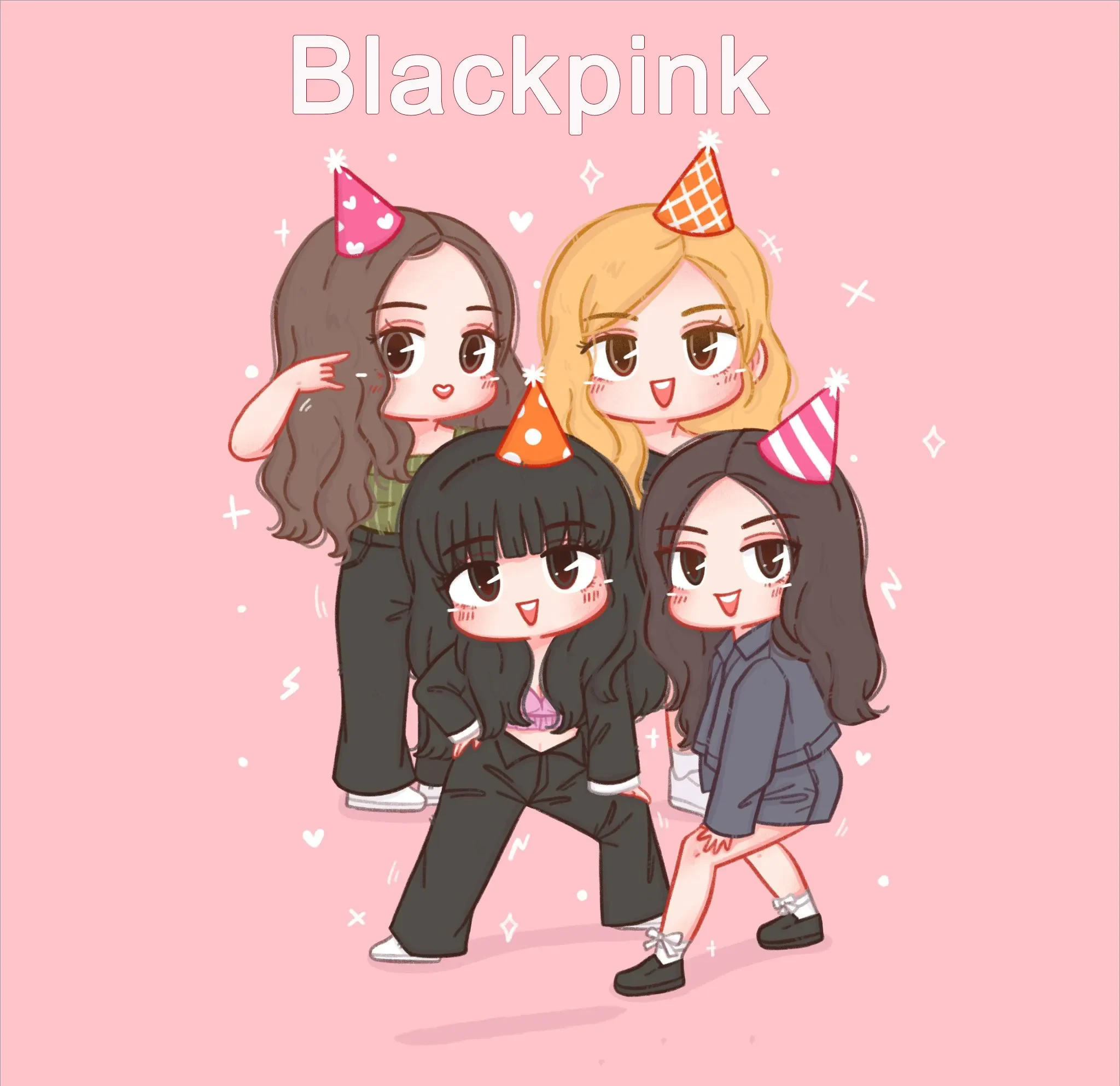 ảnh chibi Blackpink 30